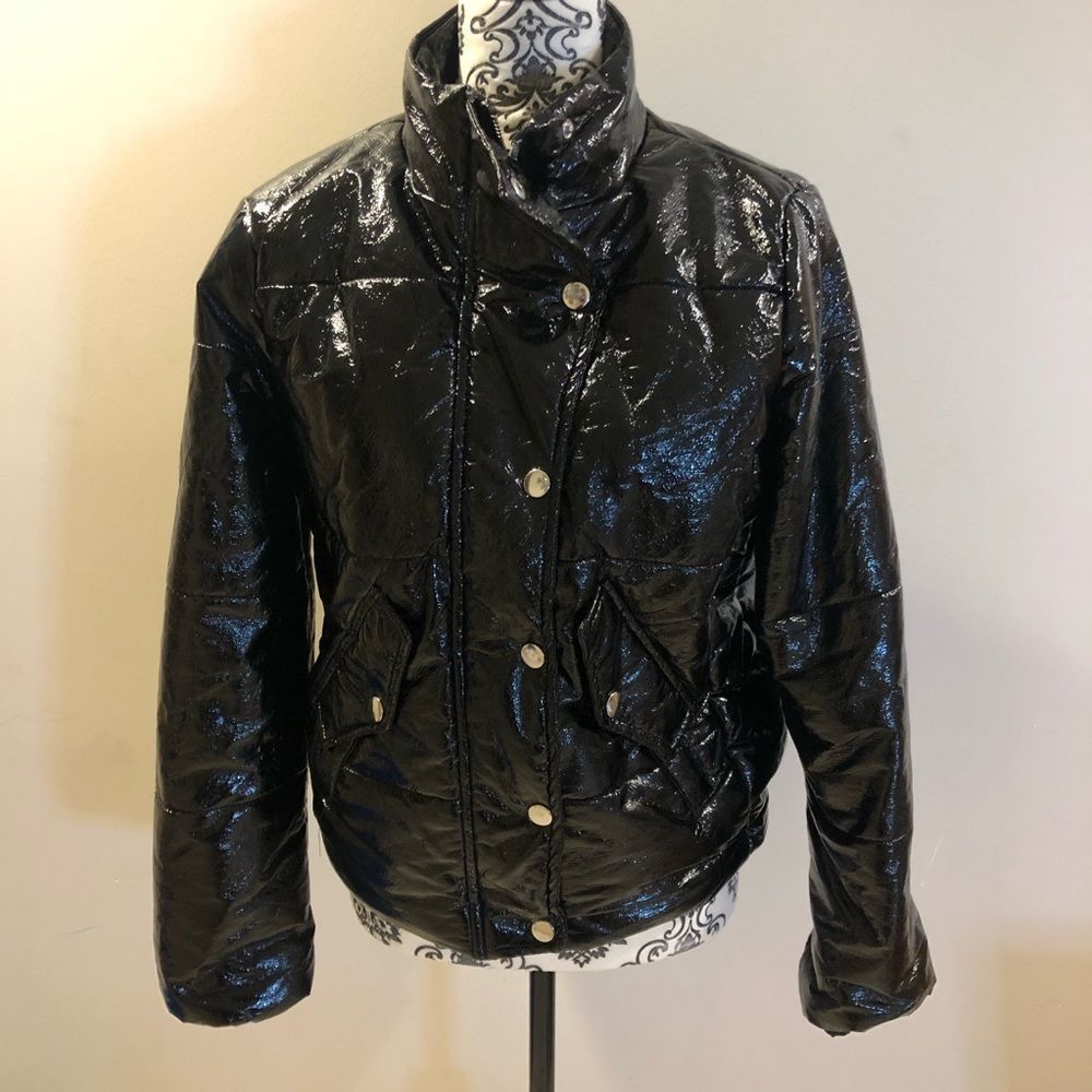 Fashion nova Black women's winter coat size medium